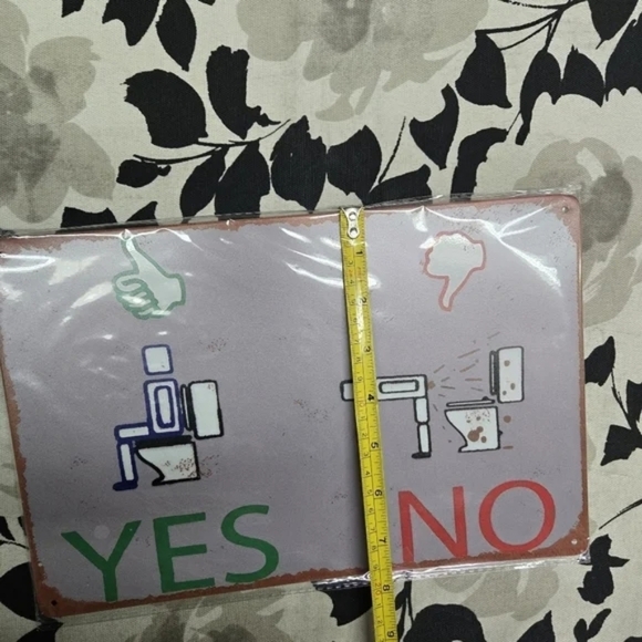 Funny Bathroom Sign - Picture 3 of 4